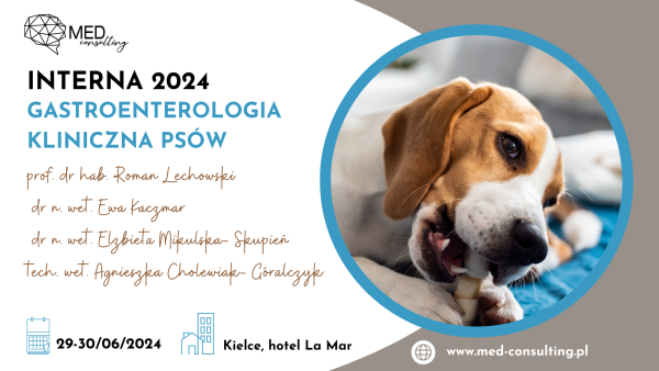 INTERNA 2024- Gastroenterologia kliniczna psów- nowa edycja